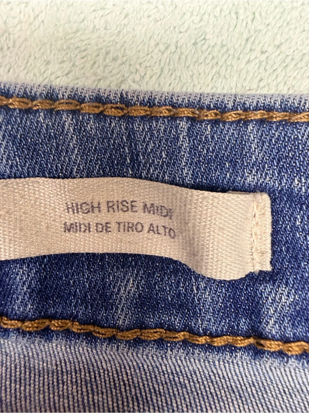 Universal Thread Light Blue Distressed High-Rise Jean Shorts